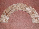 Cut out arch jump half